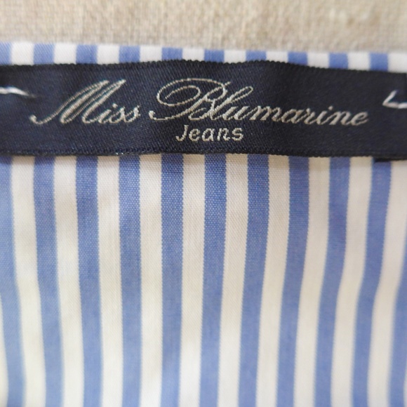 NWT Miss Bluemarine Girls 12 Shell with Yellow Rose Embroidery - Picture 13 of 16